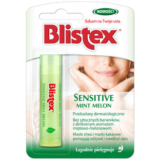 Blistex Sensitive lippenbalsem munt meloen, 4,25 g