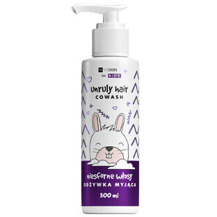 Hiskin Kids Unruly Hair Cowash, wash conditioner, unruly hair, 300 ml