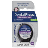 Elgydium Clinic DentalFloss Crossing, fil dentaire pour appareils dentaires et implants