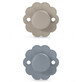 Suavinex Wonder SX Pro, ciuccio fisiologico, in silicone, grigio, navy, 6-18 mesi, 2 pezzi