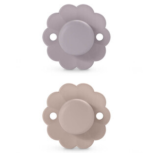 Suavinex Wonder SX Pro, chupete fisiológico, silicona, lavanda, rosa, 6-18 meses, 2 piezas