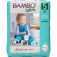 Bambo Nature, pañales, talla 5, 11-17 kg, 19 unidades