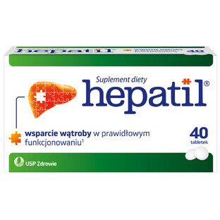 Hepatil, 40 tablets DEFECTIVE PACKAGING