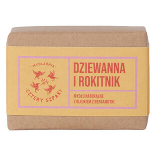 Cztery Szpaki, savon en barre, molène et argousier, 110 g