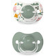 Suavinex A walk in the park SX Pro, fysiologische fopspeen, silicone, olijf, vanaf 18 maanden, 2 stuks