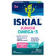Iskial Junior Omega-3, Gummibärchen für Kinder ab 3 Jahren, Erdbeergeschmack, 30 Stück