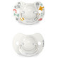 Suavinex A walk in the park SX Pro, physiological dummy, silicone, gray, 0-6 months, 2 pieces