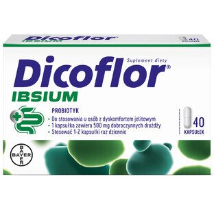 Dicoflor Ibsium, 40 capsules