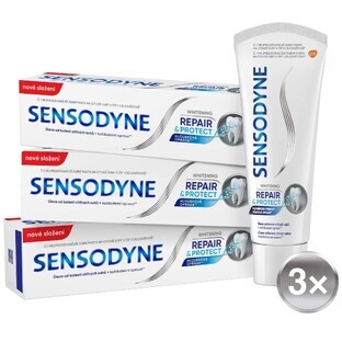 Sensodyne Repair & Protect pastă de dinți albitoare 3 x 75 ml