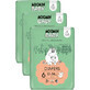 Moomin baby 6 Maxi 12-24 kg, paquet mensuel de couches bio 102 pcs