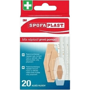 Spofaplast Cerotti di primo soccorso mix di misure e tipi 20 pz.