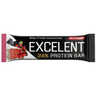 Nutrend EXCELENT blackcurrant protein bar with cranberries 85 g