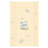 Infant mattress with inlay, yellow Zebra, 50 x70 cm, 0 months+, Ceba baby