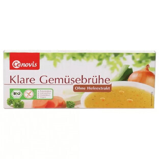 Organic clear vegetable soup without yeast extract, 132 g, Cenovis