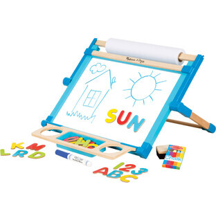 Drawing set with table easel and accessories, 3 years+, Melissa & Dooug