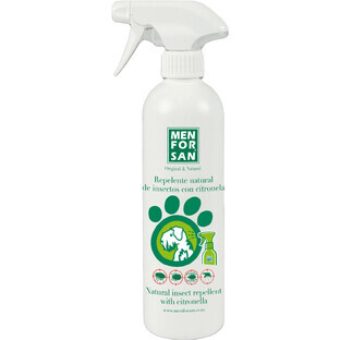 Menforsan Repelent natural de insecte pentru câini cu extract de citronella 500 ml