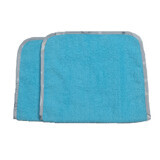 Set of 2 cotton towels, 30 x 50 cm, Blue, 2 pieces, Kreis