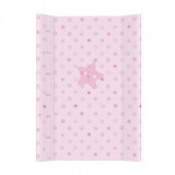 Säuglingsmatratze mit Einlage, 50x80 cm, Rosa Sterne, Ceba Baby