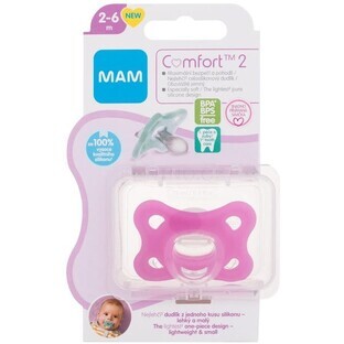 MAM comfort 2 Mädchen Schnuller, 2m+