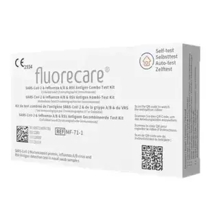 Rapid Test 4 in 1 Combo Covid19 + Flu A/B + RSV Fluorecare, 1 piece, Advent