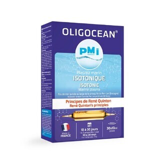 Plasma marino isotonico, 30 fiale x 10 ml, Oligocean