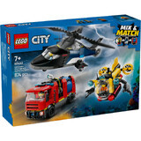 Remixed helicopter, fire engine and submarine, 60462, + 7 years, Lego