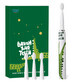 Brosse à dents électrique pour enfants + 4 têtes de rechange J20C, Green, JTF