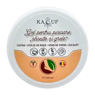 Gel pour pieds fatigués et lourds, 200 g, Kasuf