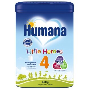 Formula milk Little Heroes 4, 24 months+, 650 g, Humana