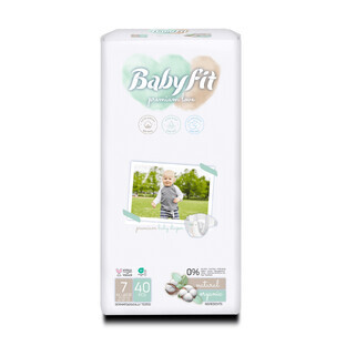 Jumbo luiers XXL nr. 7, 20-30 kg, 40 stuks, Babyfit