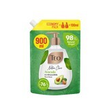Jabón Líquido con Aguacate y Leche de Almendras Nature Elixir, 900 ml, Teo