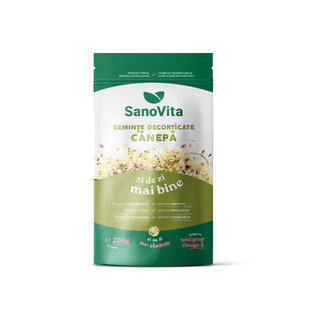 Hulled hemp seeds, 200 g, SanoVita