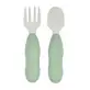 Set tacamuri inox, + 10 luni,Sage Green, 2 bucati, Beaba