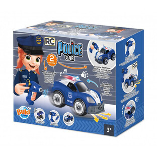Construction set Police car with radio control, + 3 years, Buki