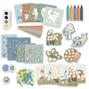 Bosvrienden Creatieve Activiteiten Doos, 3 jaar+, Little Dutch