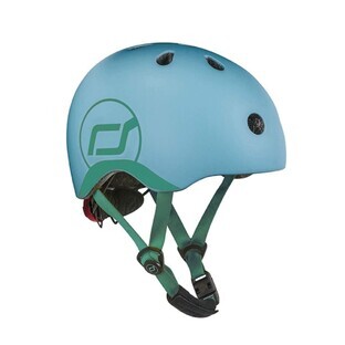 Safety helmet for children, XXS-S, 1 year+, Steel, Scoot & Ride