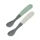 2er-Set Silikonlöffel, + 4 Monate, Bicolour Mineral, Beaba