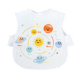 Large absorbent bib, Solar Sistem, 1 pc, Sevi Bebe