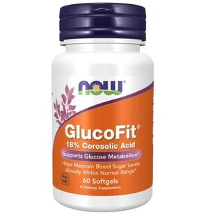 GlucoFit 60 cápsulas NOW Foods