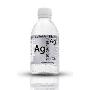 Argento colloidale 25 PPM 250ml in bottiglia di vetro