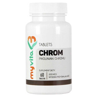 Myvita Chrom (Chrompicolinat) 60 Tabletten