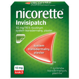 Nicorette Invisipatch 10 mg/16 h, transdermaal systeem, pleister, 7 stuks