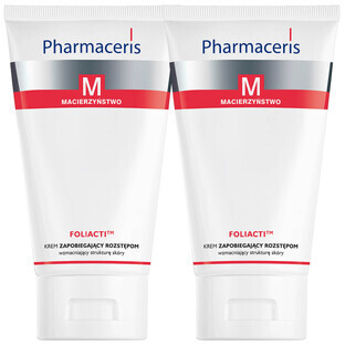 Set Pharmaceris M Foliacti, Crema antismagliature che rinforza la struttura della pelle, 2 x 150 ml