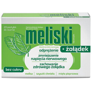 Melisps + Maag, 20 zuigtabletten