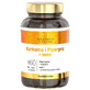 Noble Health Turmeric și piperină + ghimbir, 60 capsule vegetale