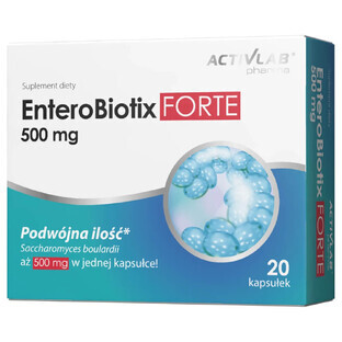 ActivLab Pharma EnteroBiotix Forte 500 mg, 20 Kapseln