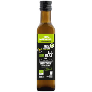 Big Nature Aceite Bio para Hombre, prensado en frío, 250 ml