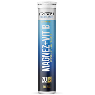 Triggy Magnesio + Vit. B, sabor grosella negra, 20 comprimidos efervescentes