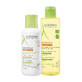 Set A-Derma Exomega Control, huile de douche émolliente, peaux sèches et à tendance atopique, dès la naissance, 500 ml + crème émolliente, peaux sèches et à tendance atopique, 400 ml