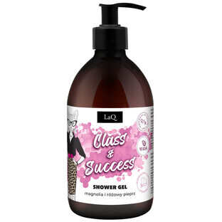 LaQ Class & Success, gel doccia, magnolia e pepe rosa, 500 ml